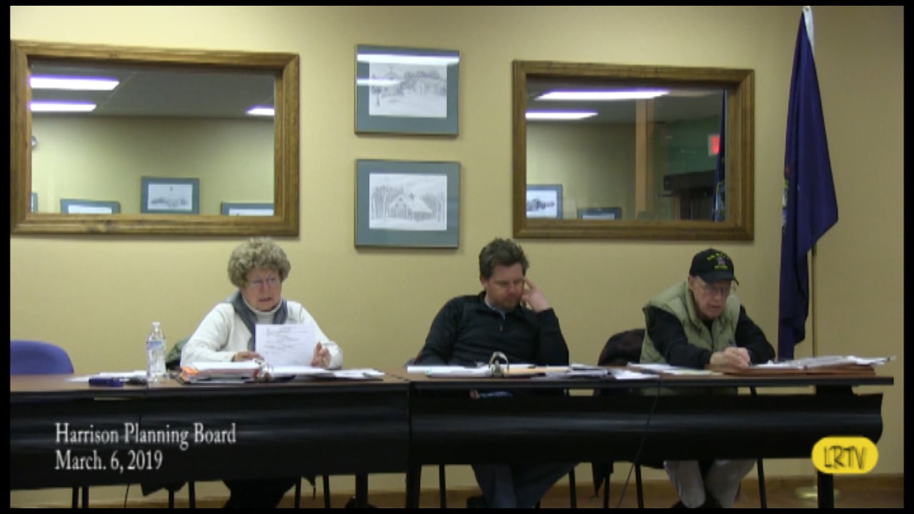 Town of Harrison 2019 Harrison Planning Board Meeting 362019 on Vimeo