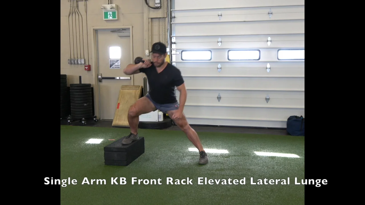 Elevated 2025 lateral lunge