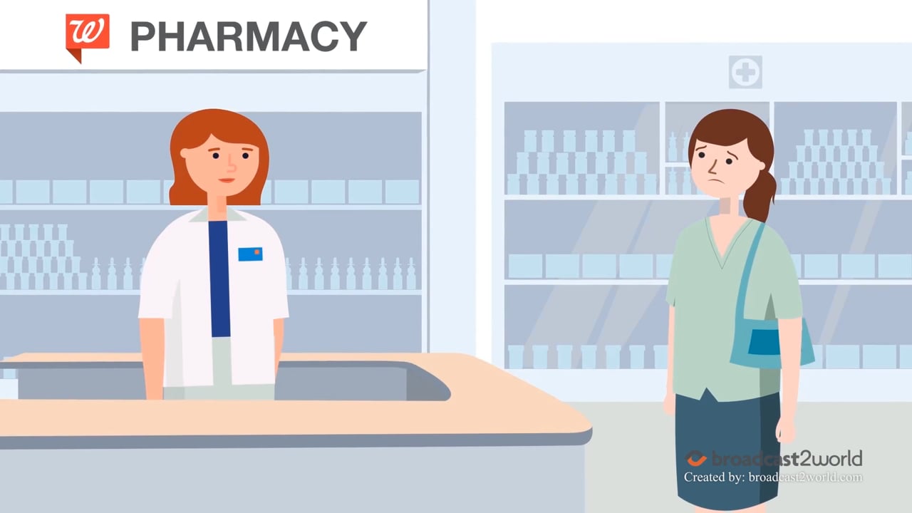 Walgreens flu shot patient education animation