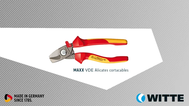 Alicates universales Ángulo recto Knipex, VDE, corte máx. Cable de