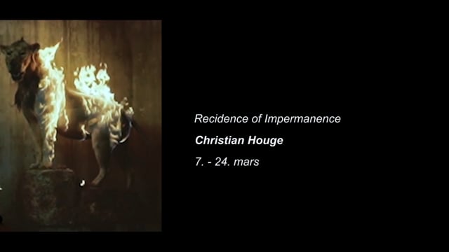 Vernissage: Christian Houge - Residence of Impermanence