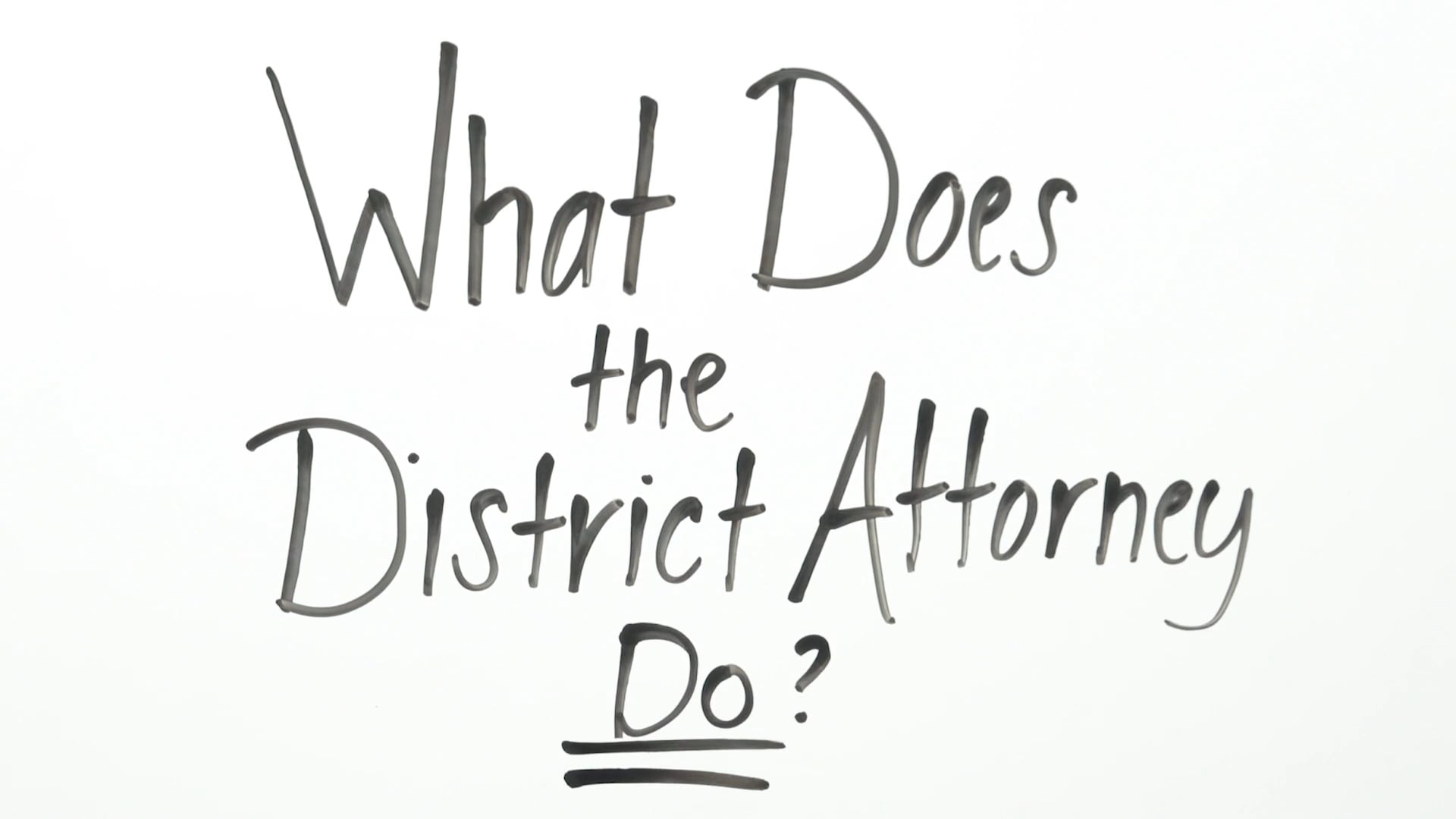 What Does the District Attorney Do?