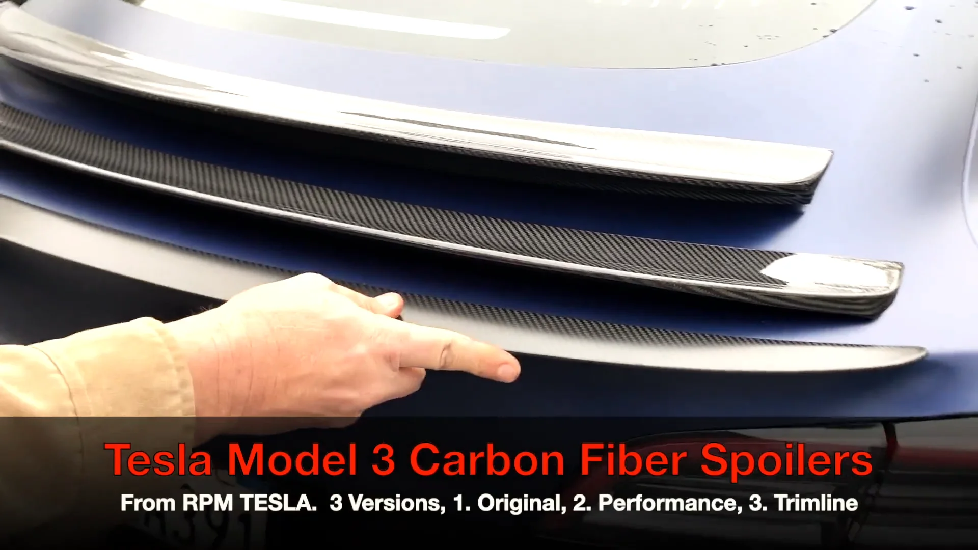 TESLA Model 3 Performance Spoiler Installation from RPM TESLA