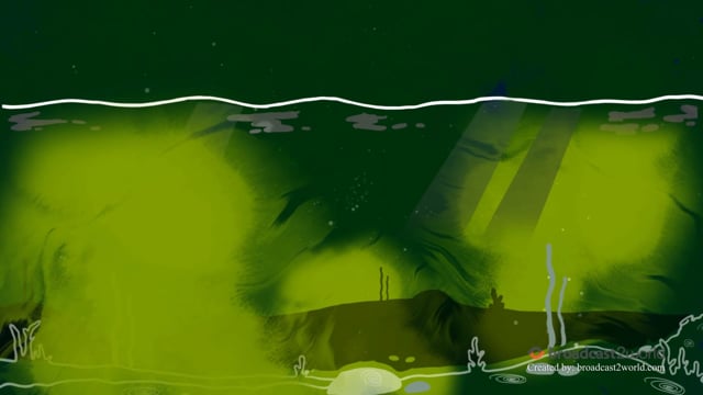 Blue Green Water environmental infographic animation