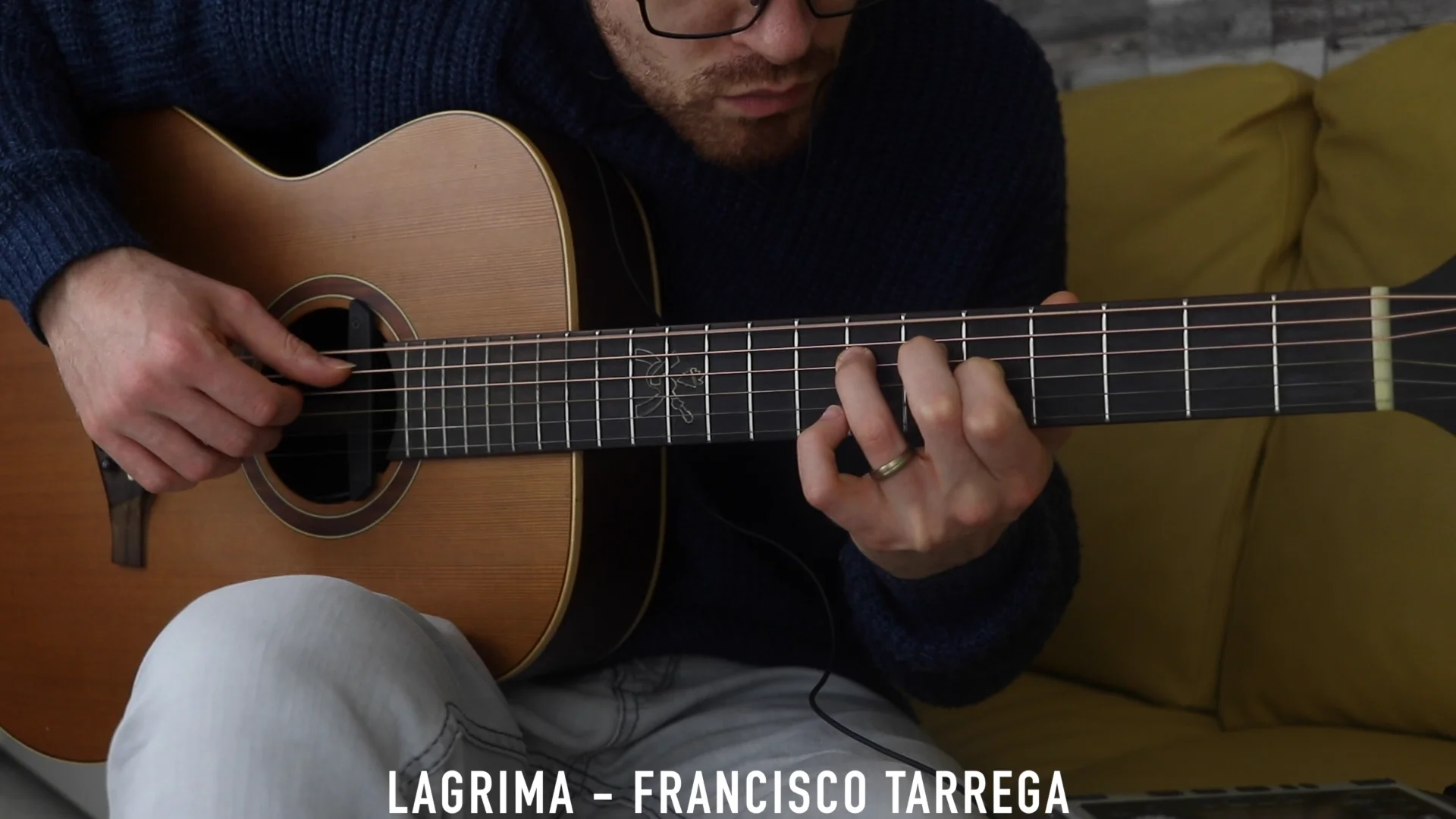 Lagrima acoustic guitar hotsell