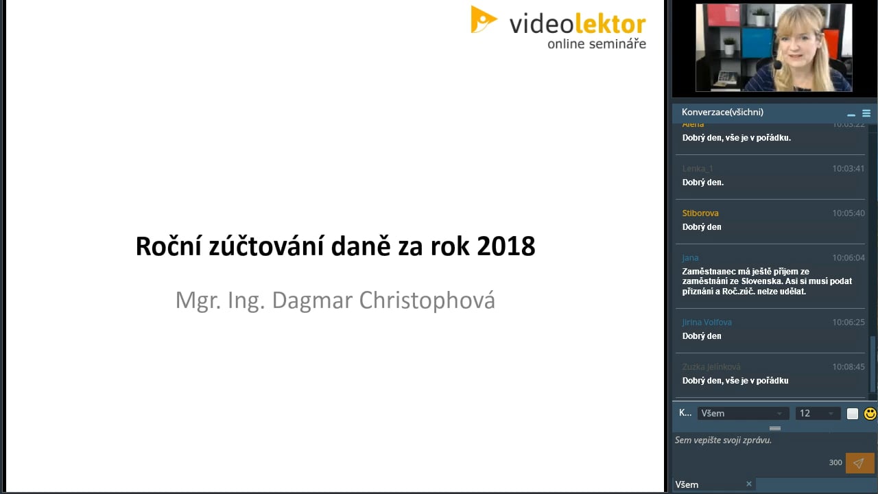 Roční zúčtování daně za rok 2018