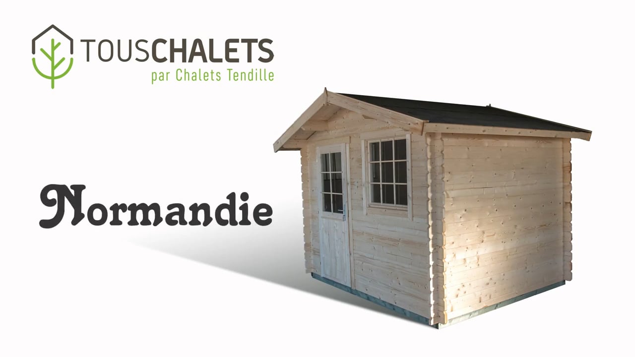 Montage abri de jardin Touschalets Normandie Chalets Tendille