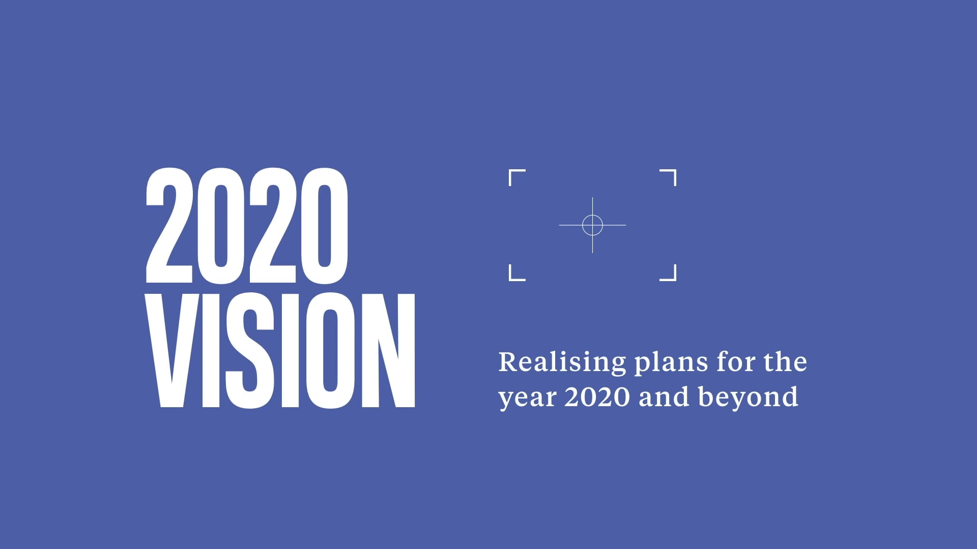 2020 Vision on Vimeo