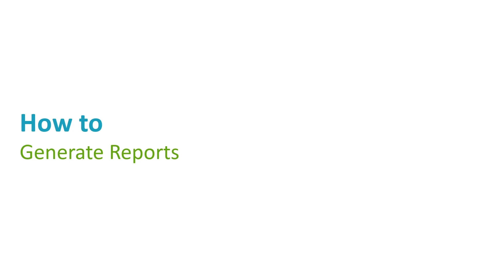 How To: Generate Reports on Vimeo