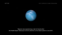 Image of Neptune's clouds