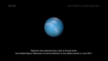 Image of Neptune's clouds