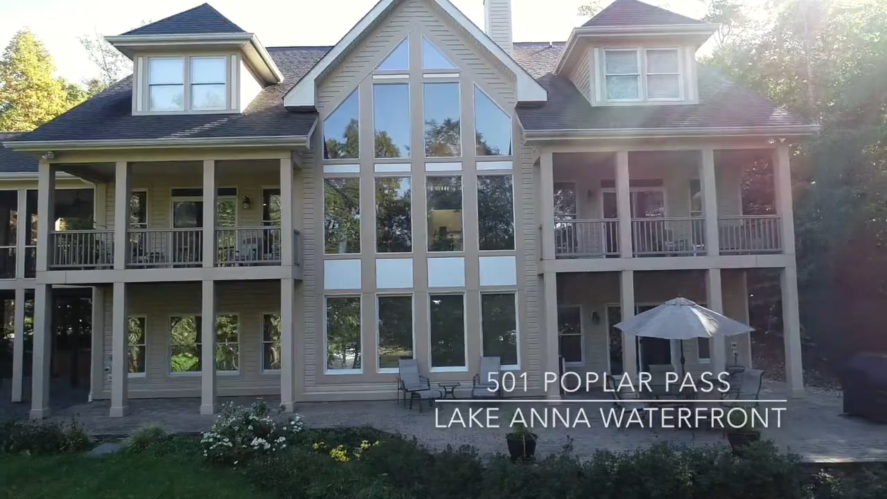 501 Poplar Pass Lake Anna, Va. waterfront home for sale on Vimeo