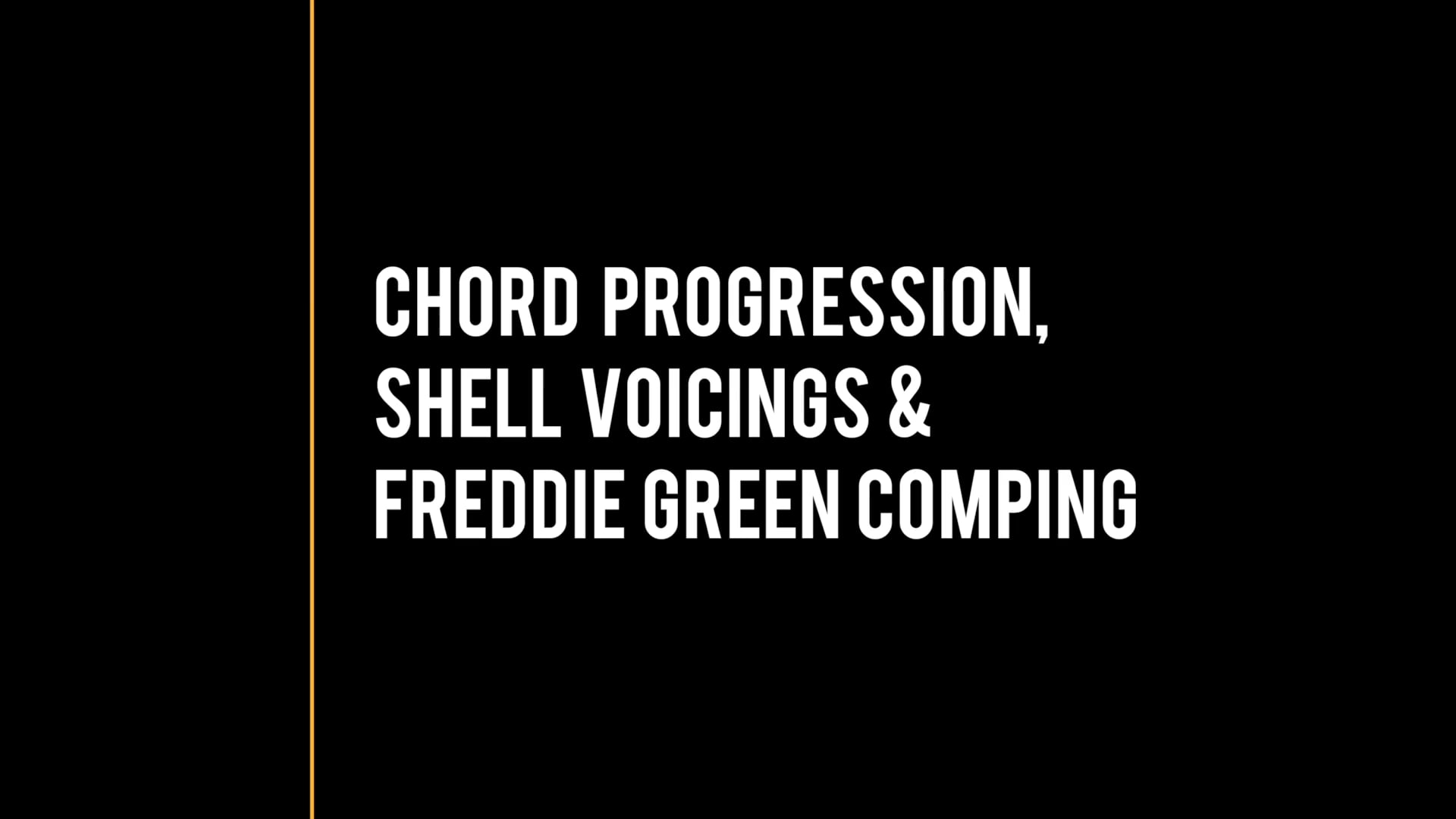 Freddie deals green comping