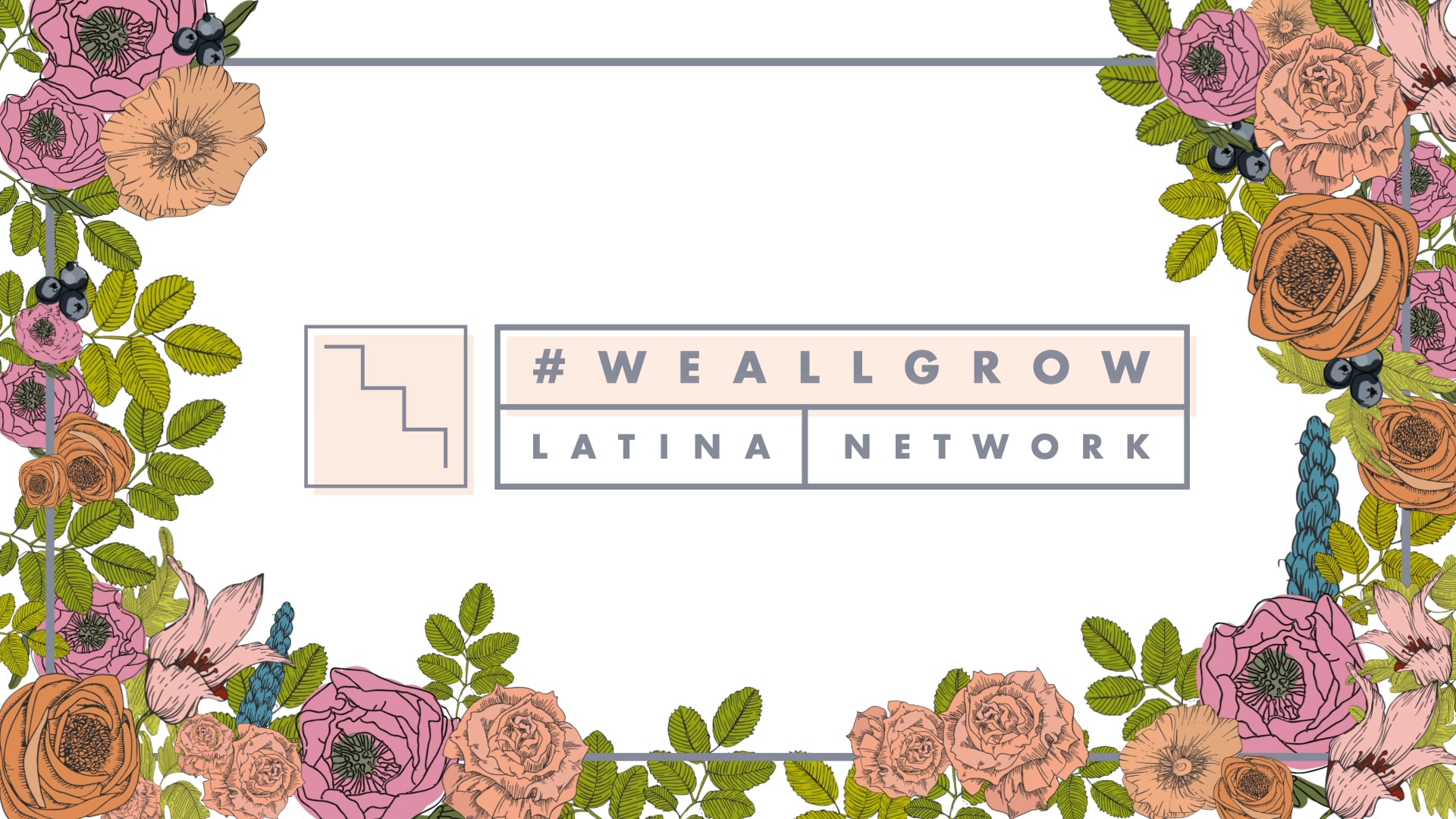 We All grow logo animation