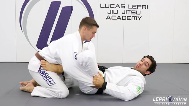 Half Spider Guard Sweep