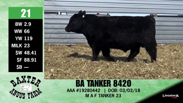 Lot #21 - BA TANKER 8420