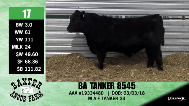 Lot #17 - BA TANKER 8545