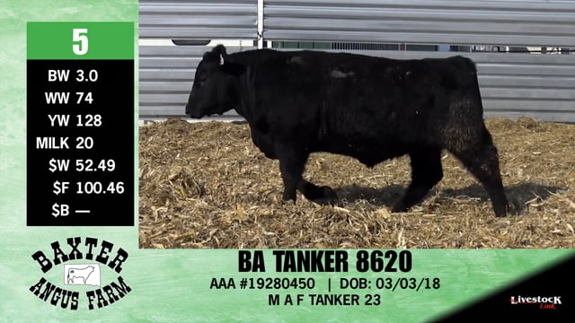 Lot #5 - BA TANKER 8620