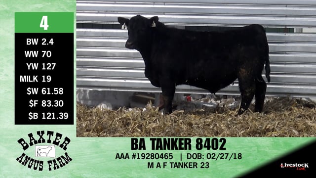 Lot #4 - BA TANKER 8402