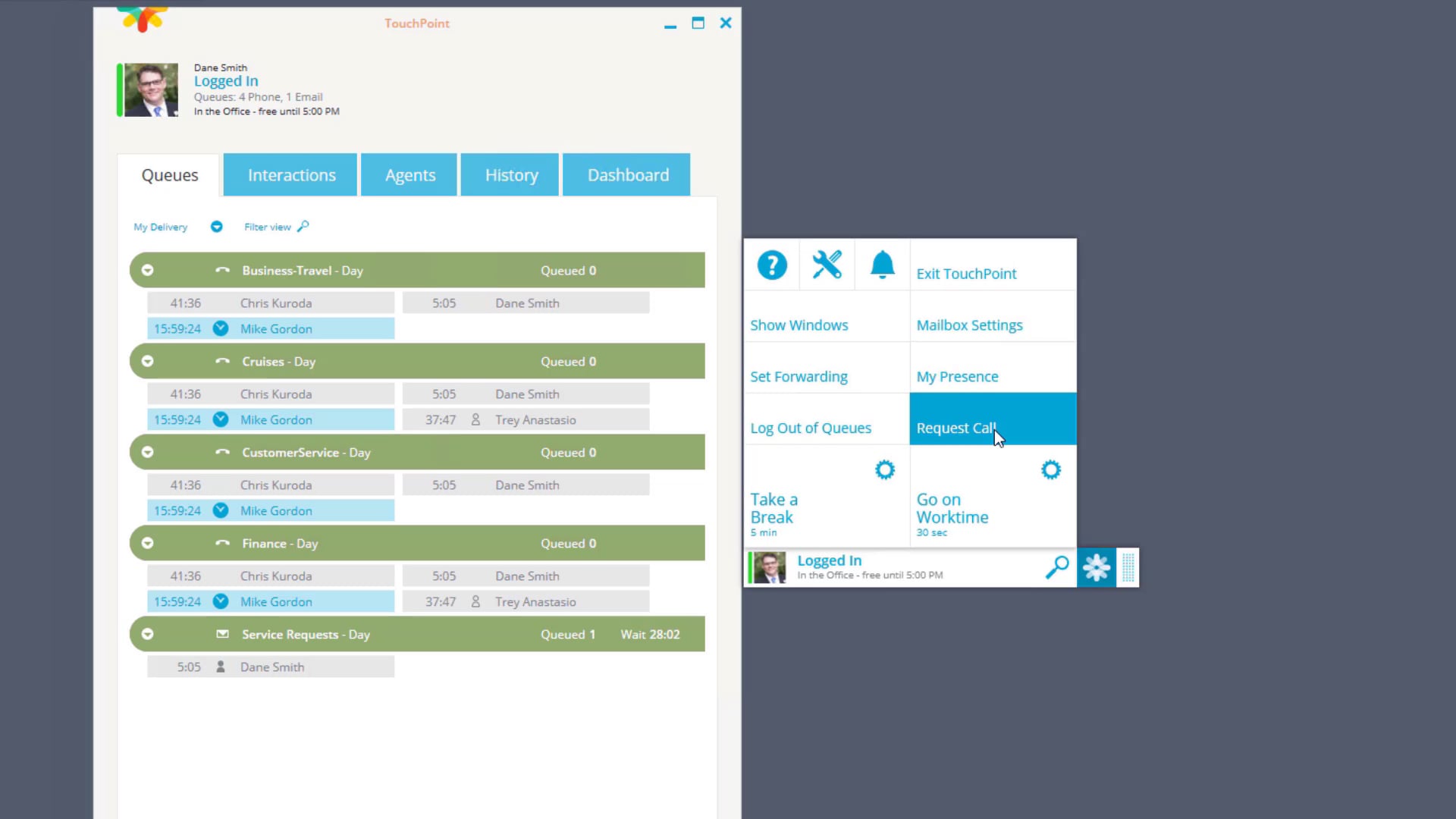 Enghouse Interactive - Communications Center 10.1 TouchPoint Layout On ...