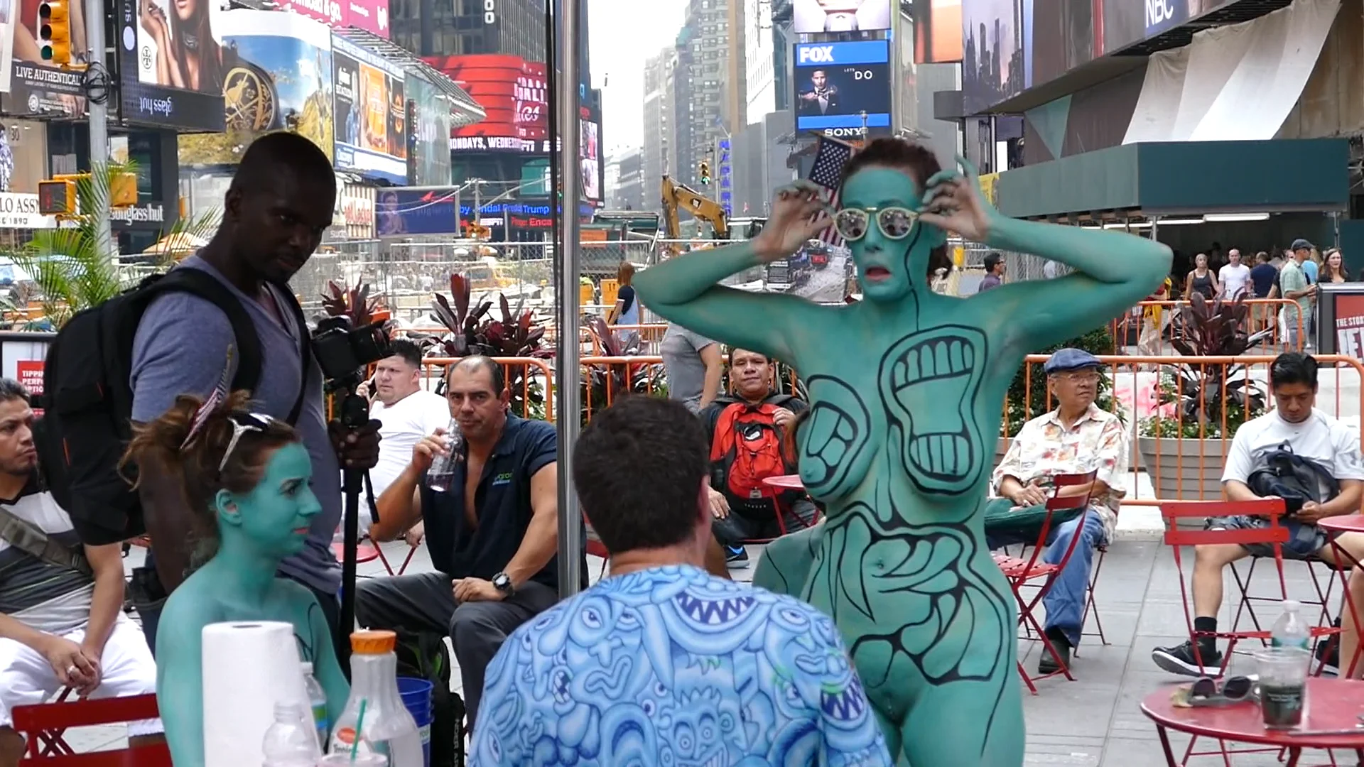 TIMES SQUARE BODY PAINTING 2