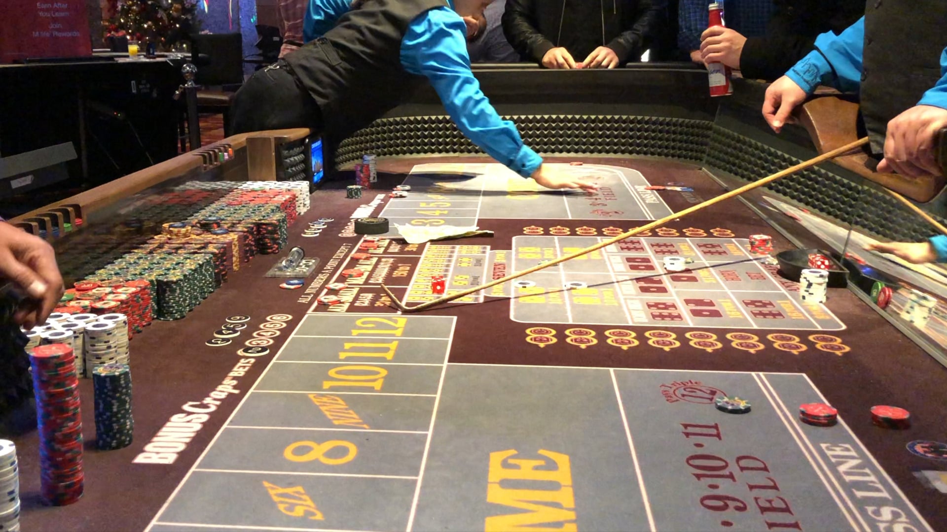 Real Craps Game Crapless Craps at NewYork New York Casino in Las