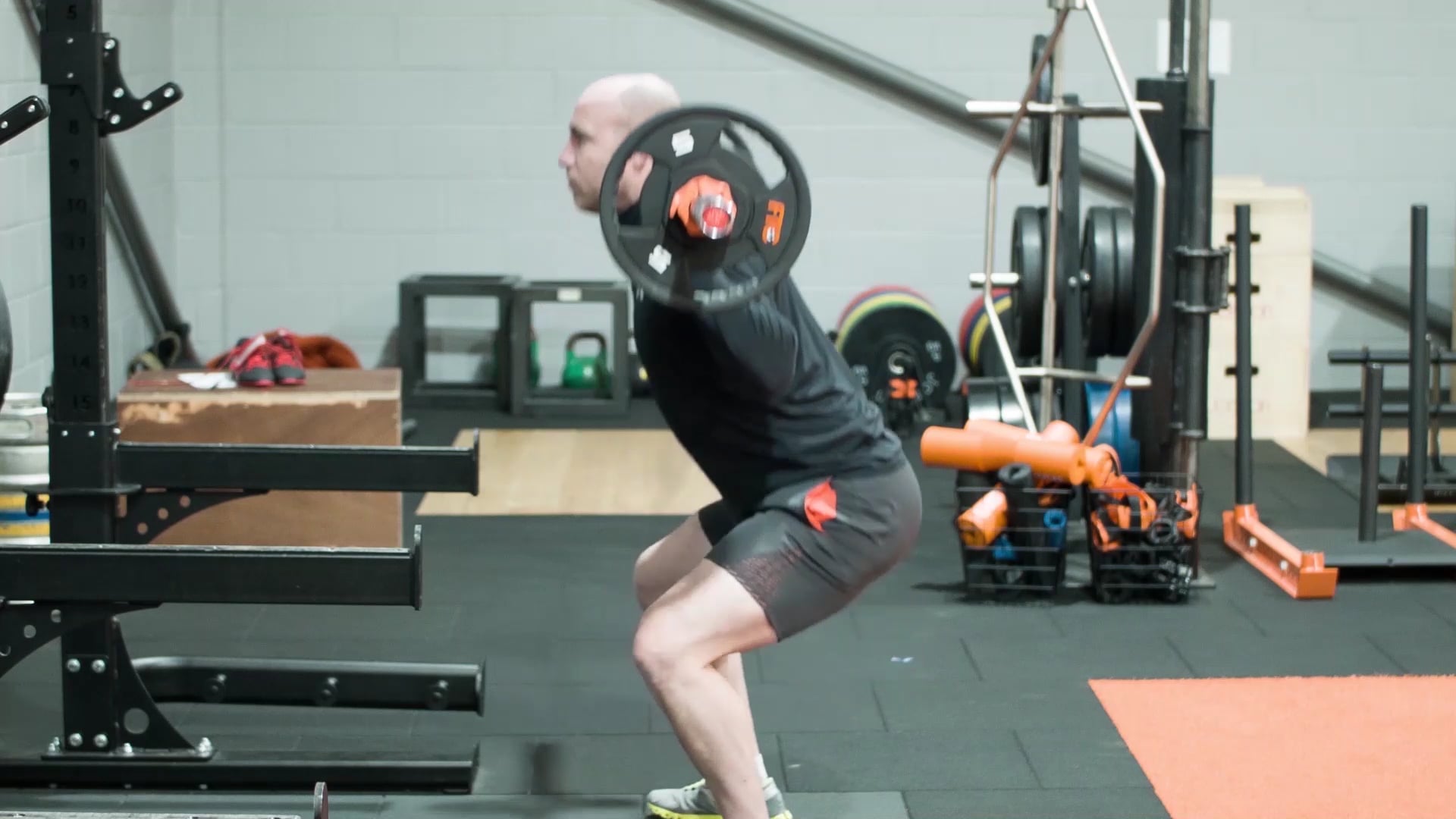 161 Back Squat Barbell and Box Jumps SUPERSET on Vimeo