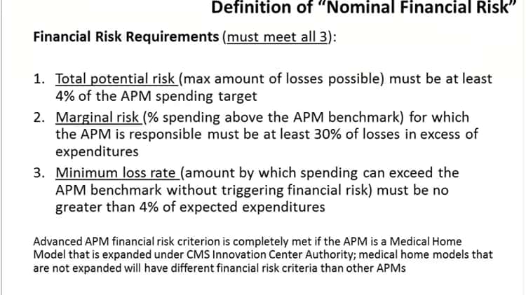 The FPSC FY 2017 MACRA Provisions Focusing on APMs on Vimeo