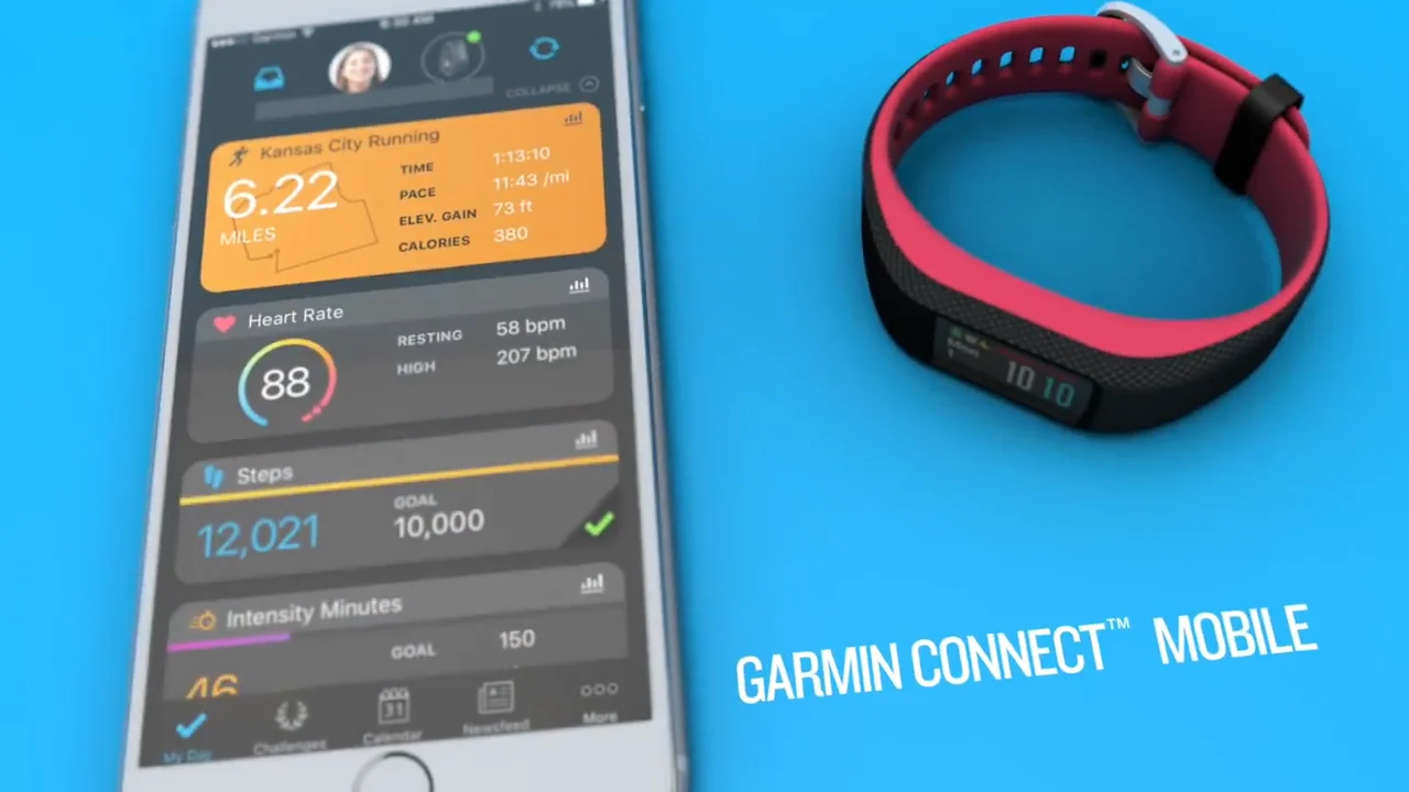 Garmin vívosport- With Built-in GPS, Work Out When You Want, Where You Want