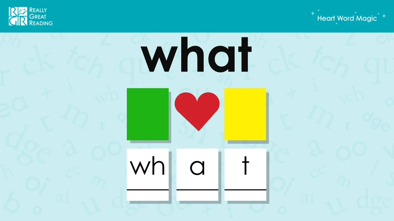 Heart Word Magic - Read and Spell High Frequency Words | Really 