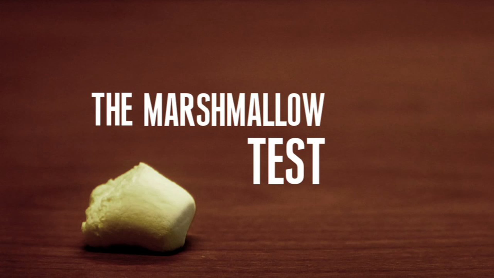 The Marshmallow Test