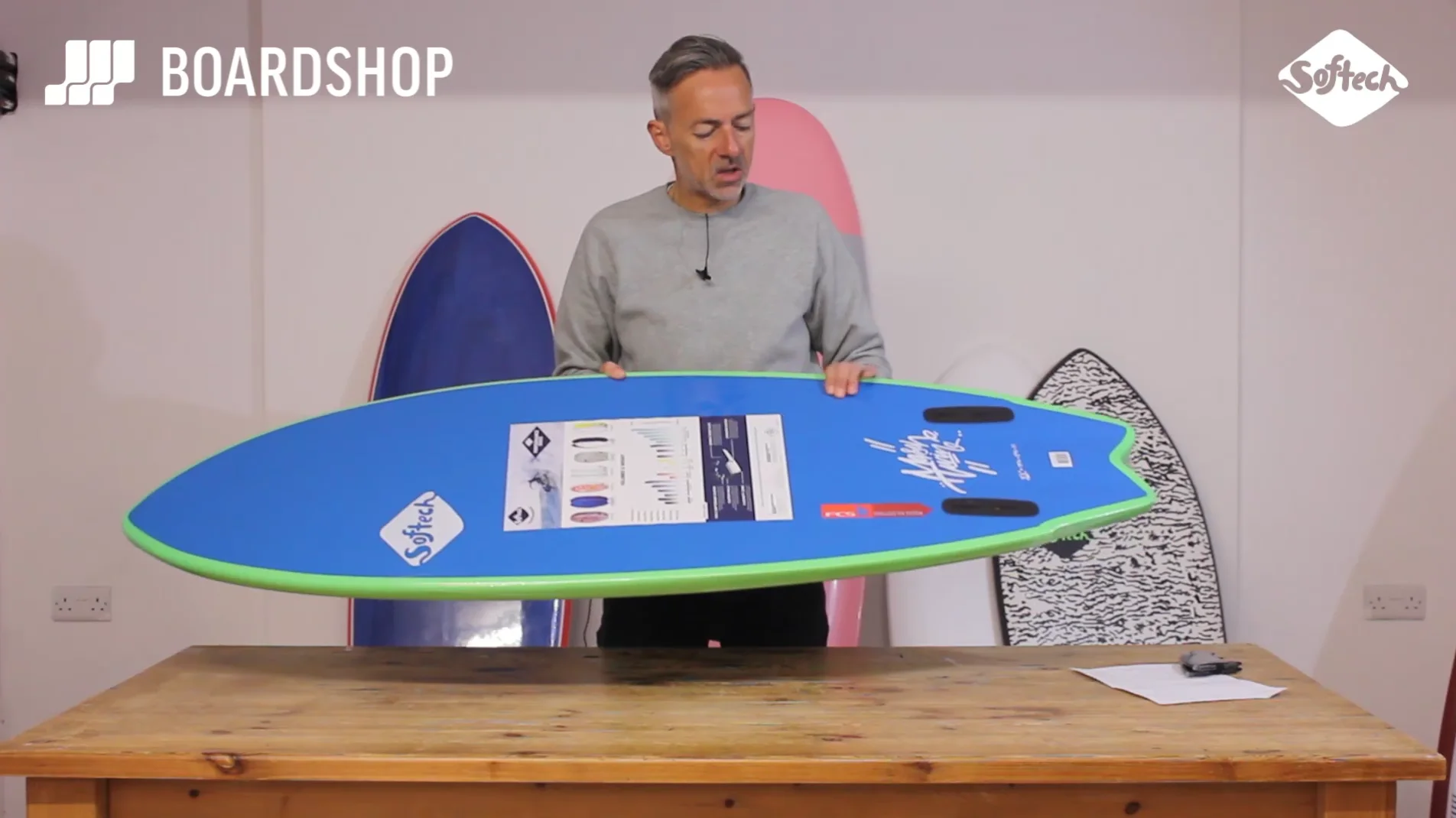 Softech mason store twin surfboard