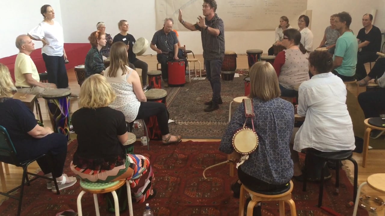 Drum-Circle - Vocal ending