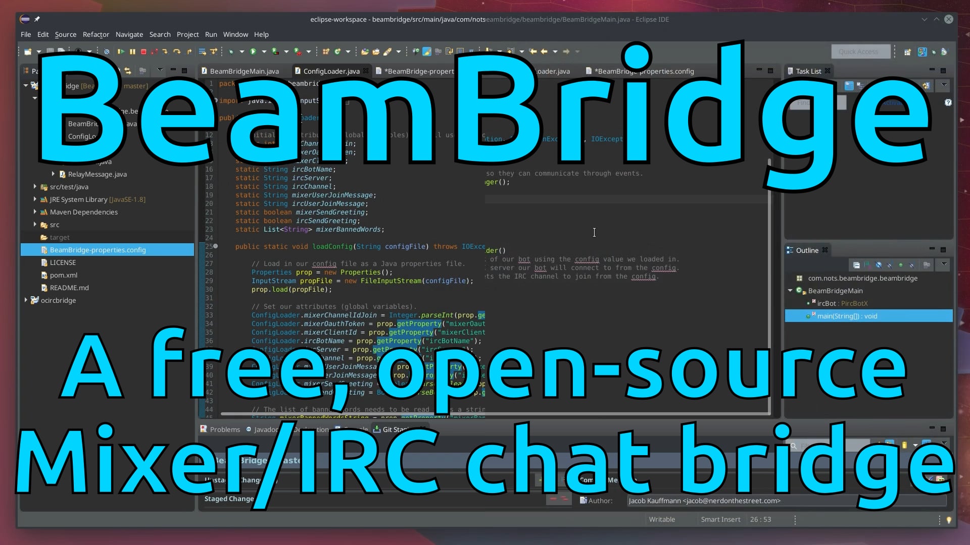 BeamBridge - Mixer & IRC Chat Bridge