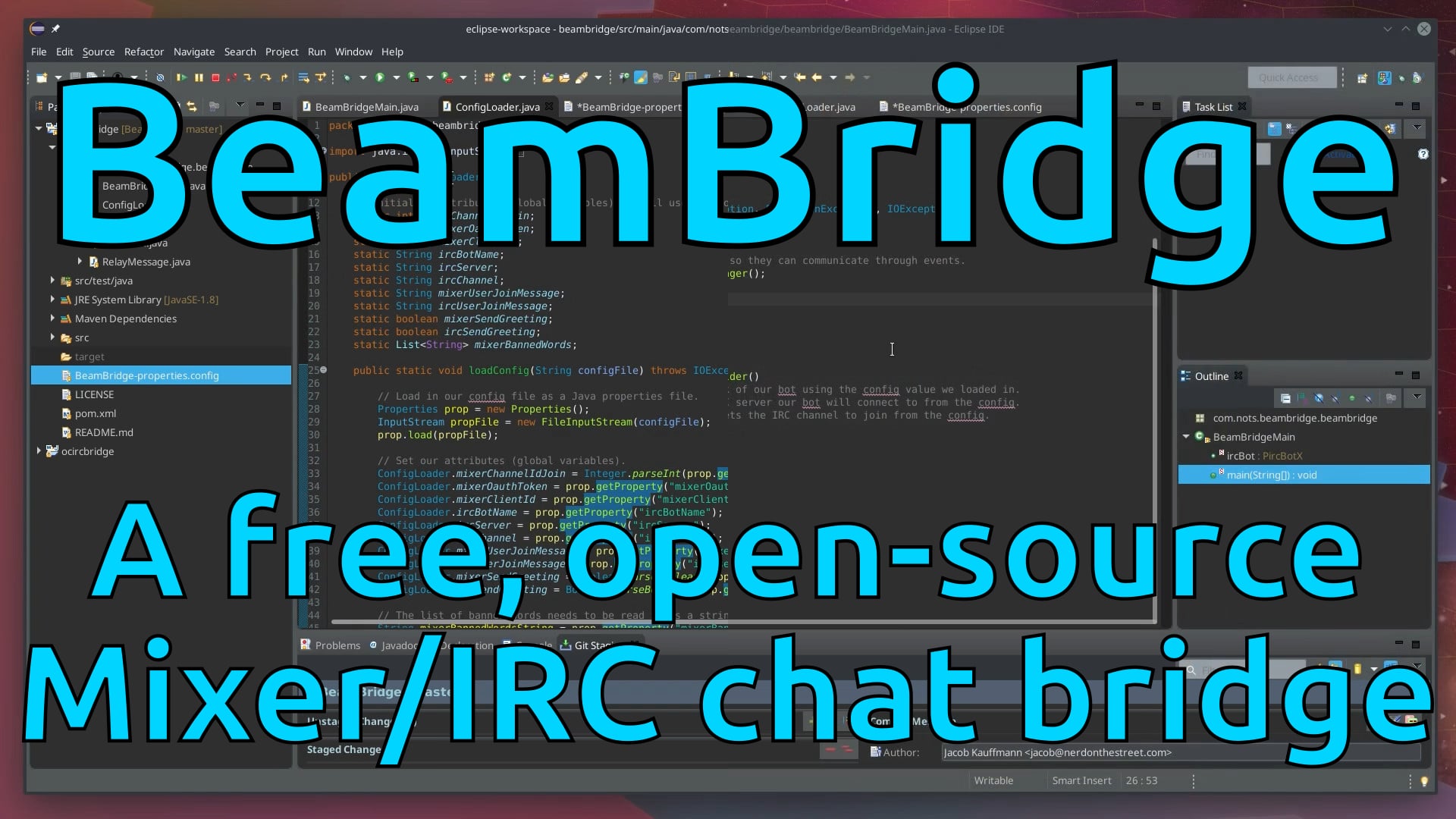 BeamBridge - Mixer & IRC Chat Bridge