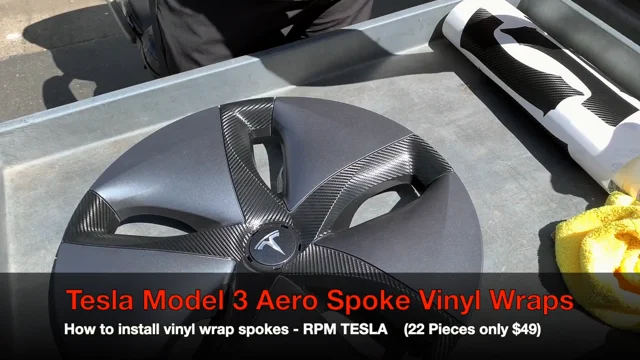 Model 3 18 Aero Wheel Cover Replacements- Open Spoke Arachnid Style (