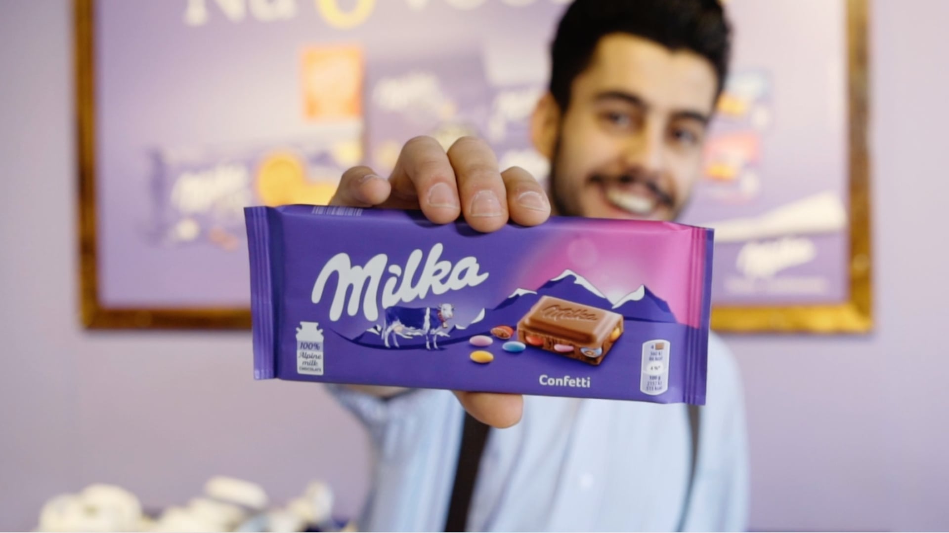 Milka op de huishoudbeurs