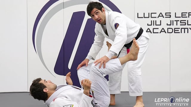 Spider Guard Escape with Leg Drag to Side Control