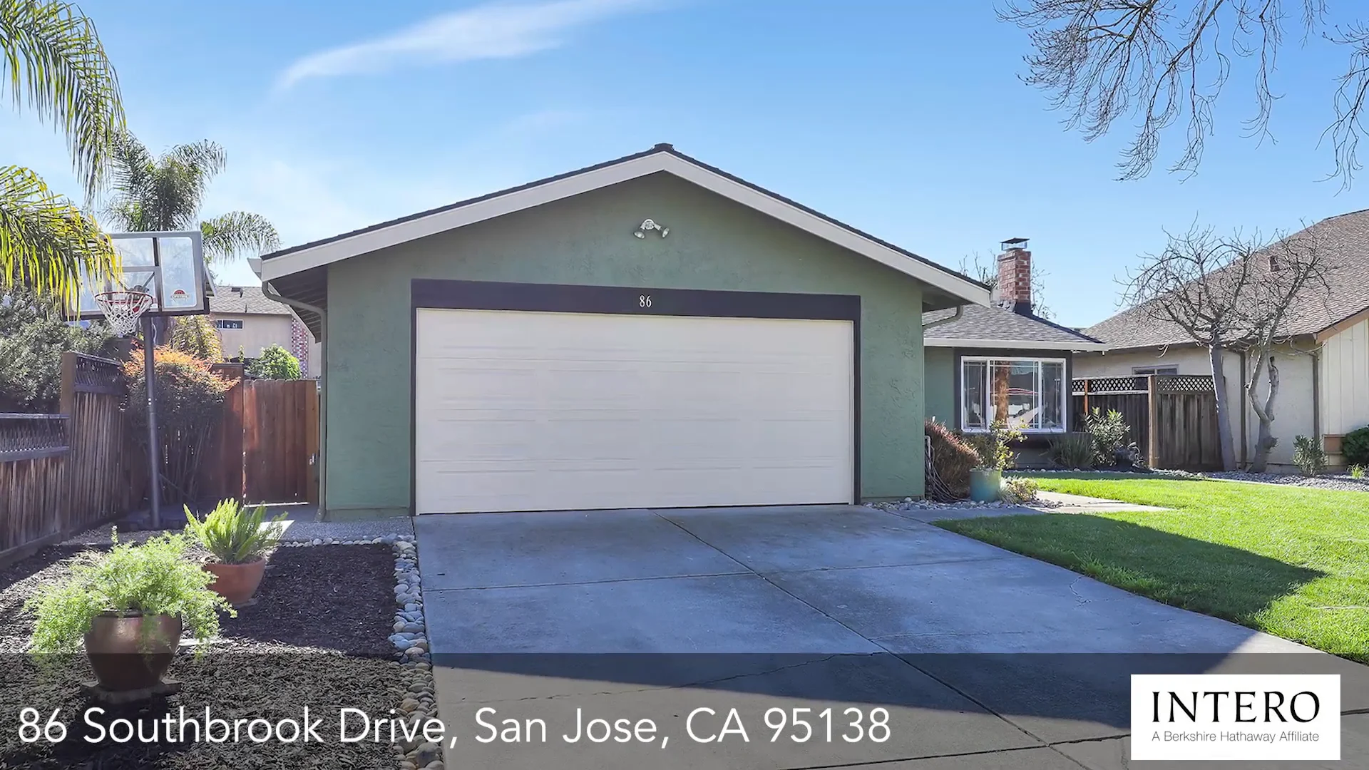 Palacios Group Intero presents 86 Southbrook Drive, San Jose, CA