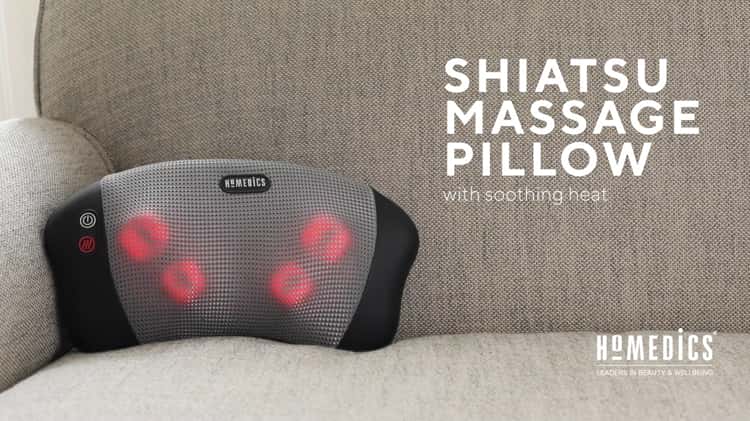 HoMedics Shiatsu Pro & Massage Cushion with Soothing Heat