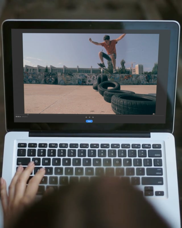 Video still from Premiere Rush Transitions