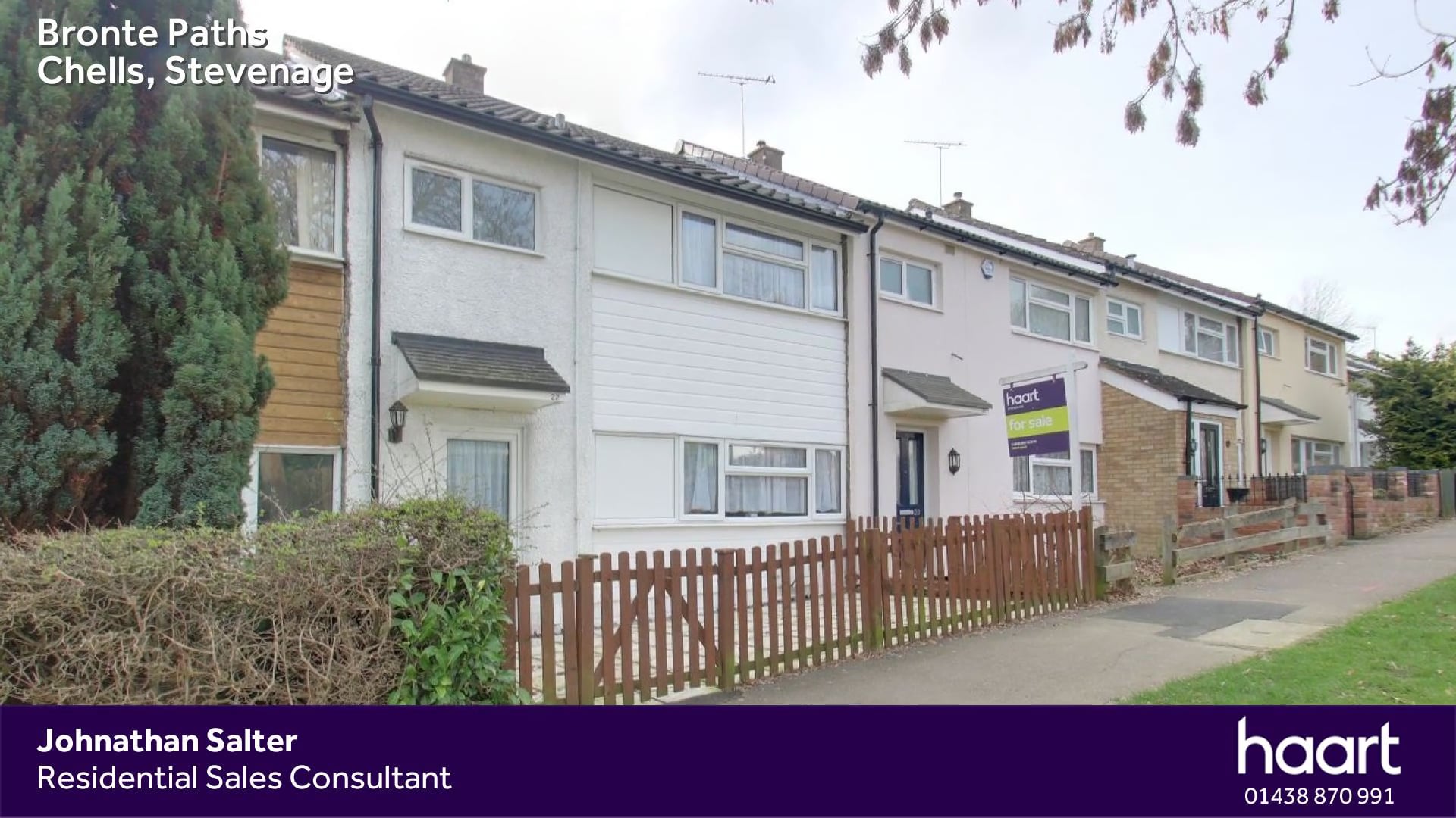 Stevenage, 3 Bed Mid Terraced House in Bronte Paths, Chells, Stevenage