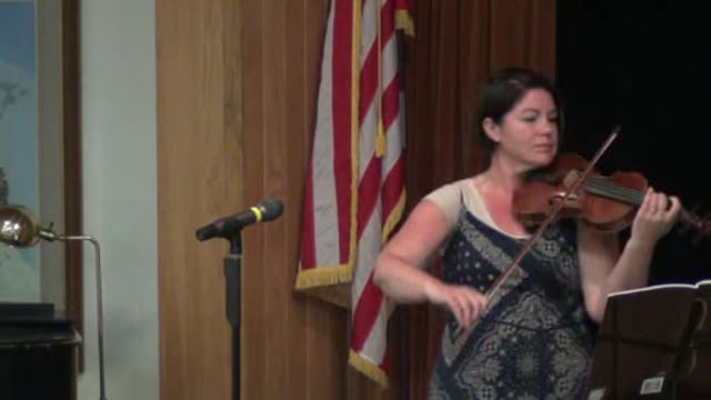 The Grandfather Polka: Kate Robbins “Fiddle” Solo at SUP Chapter Meeting