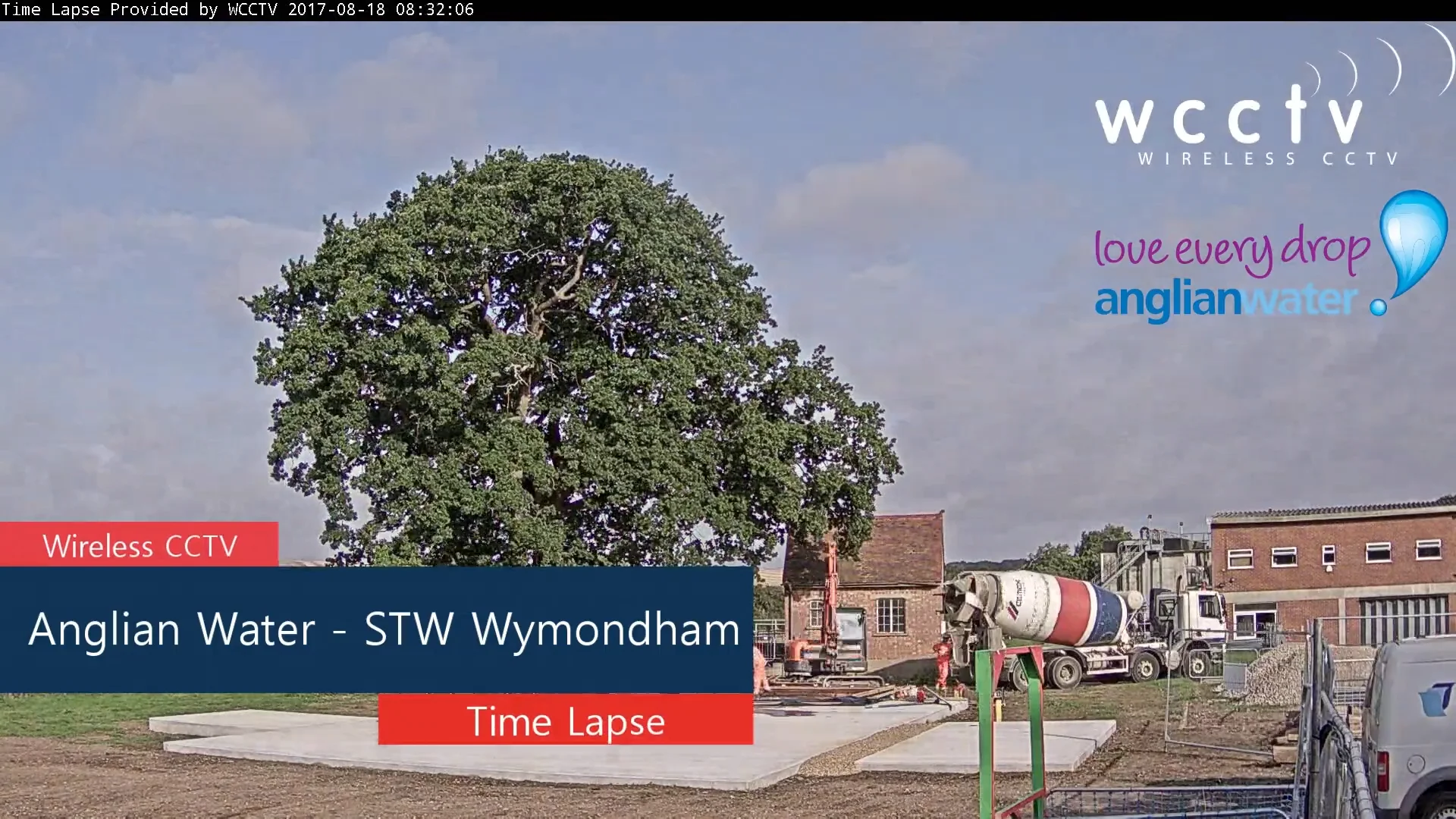 WCCTV Time Lapse Production: Anglian Water - Sewage Treatment Works ...