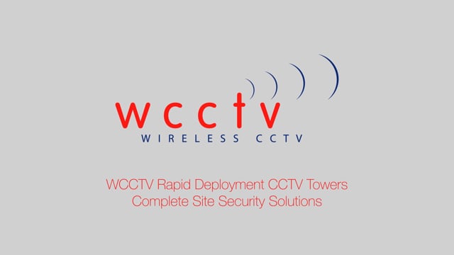 WCCTV Rapid Deployment CCTV Towers