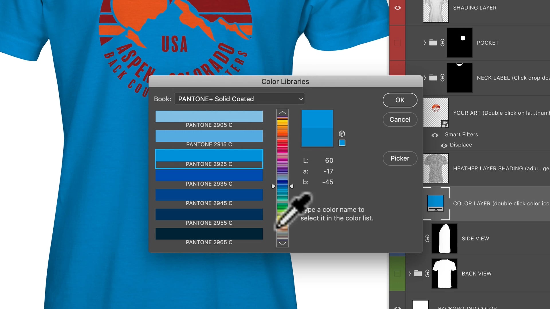 Matching Fabric Colors with T Shirt Mockup Templates