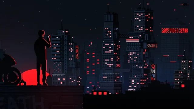 3840x2160] Pixel Cyberpunk by VirtuaVerse artist Valenberg : r