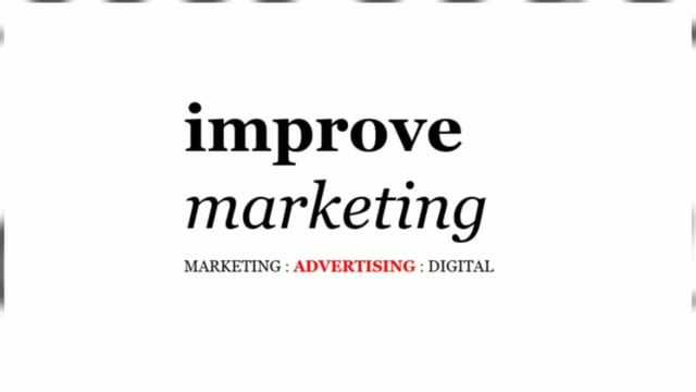 Improve Marketing - Video - 1