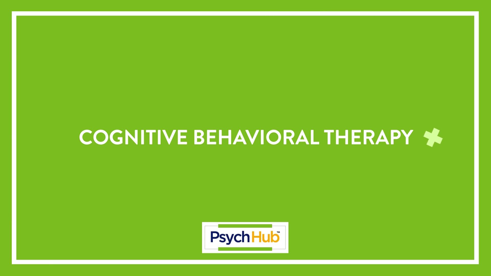 B#3 - 1. Cognitive Behavioral Therapy On Vimeo