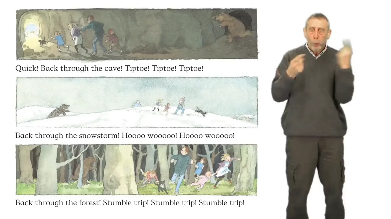 Michael Rosen Performs We’Re Going On A Bear Hunt On Vimeo – JCDAT